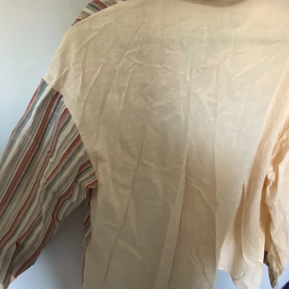 Button up mixed pattern shirt - Picture 2 of 5